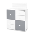 CUPBOARD NEW white/stone grey - Variant D